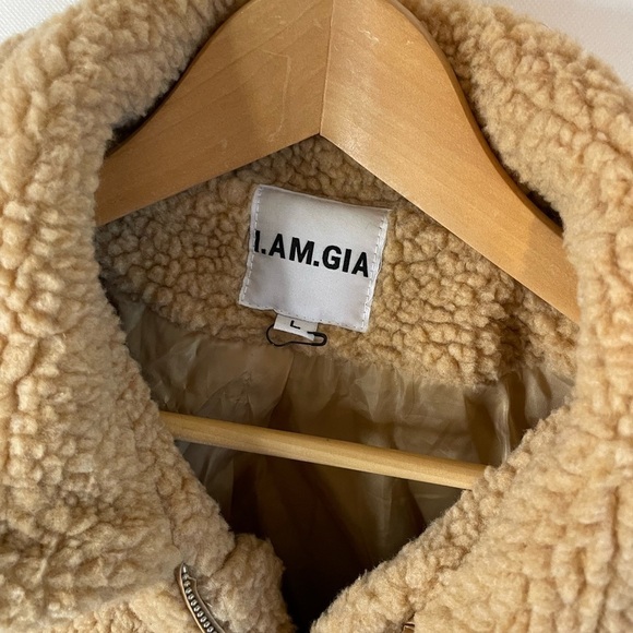 I AM GIA Pixie Teddy Coat Large - Picture 3 of 9